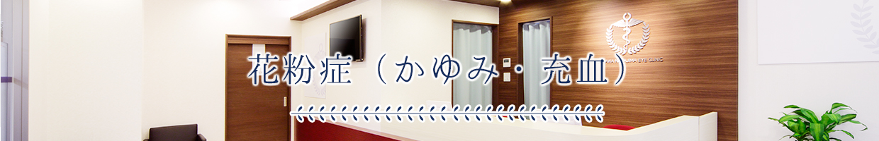 花粉症(かゆみ・充血)
